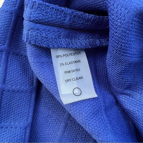Tommy Hilfiger Sleeveless Dress Size 10 royal blue - Picture 9 of 9